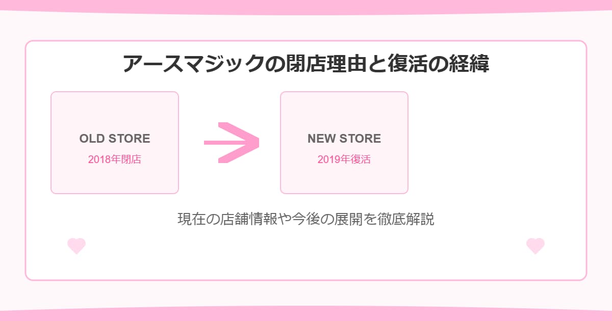 アースマジックの閉店理由と復活の経緯！現在の店舗情報や今後の展開を徹底解説